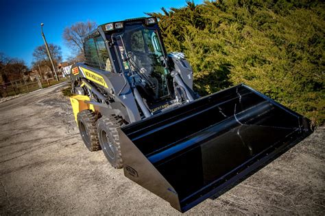 1 cubic yard skid steer bucket|swale bucket for skid steer.